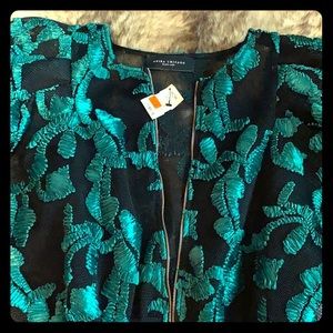 NWPT Sheer fabric bomber jacket